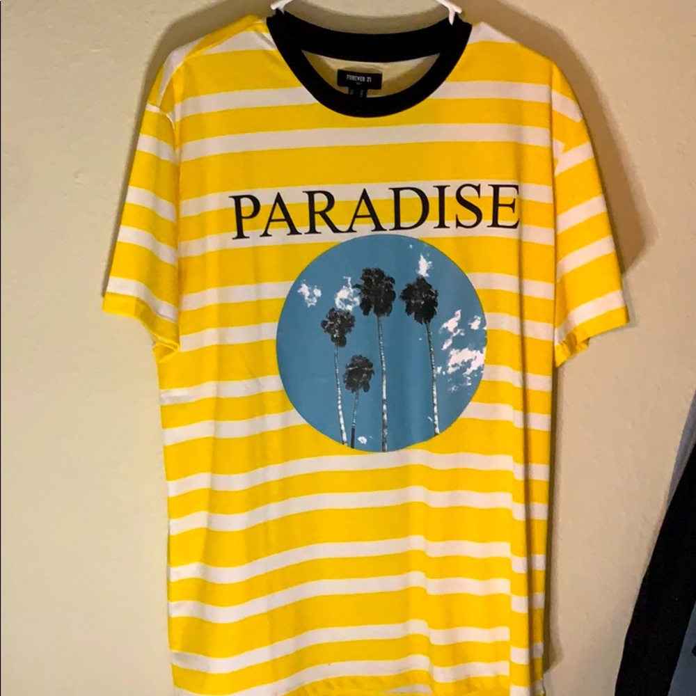 Yellow paradise tee
